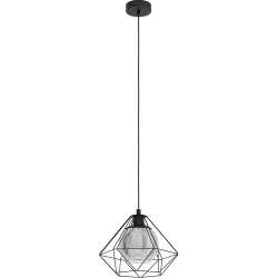 Eglo Pendellampe Vernham Schwarz Stahl 32.5 cm 110 cm - Pendellampe