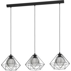 Eglo Pendellampe Vernham Schwarz Stahl 32.5 cm 110 cm - Pendellampe
