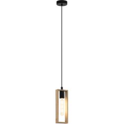 Eglo Pendellampe Littleton Schwarz Stahl 10 cm 110 cm - Pendellampe
