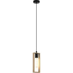 Eglo Pendellampe Littleton Schwarz Stahl 10 cm 110 cm - Pendellampe