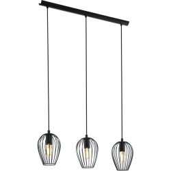 Eglo Pendellampe Newtown Schwarz Stahl 16 cm 110 cm - Pendellampe