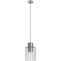Eglo Pendellampe Milligan Stahl 20 cm 110 cm - Farbe: Verzinkt - Pendellampe