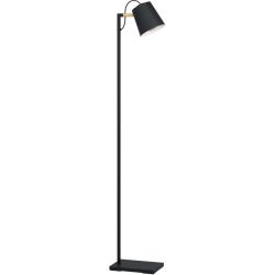 Eglo Leselampe Lacey Braun/Schwarz Stahl/Holz 16 cm 159.5 cm - Material: Holz/Stahl - Leselampe