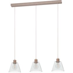 Eglo Pendellampe Copley Roségold Aluminium/Stahl 20 cm 110 cm - Pendellampe