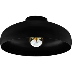Eglo Deckenlampe Mogano Schwarz Stahl 40 cm 17 cm - Deckenlampe