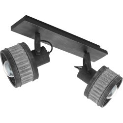 Eglo Spot Turrock Grau/Schwarz Stahl 16 cm 30 cm - Spot