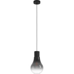 Eglo Pendellampe Chasely Schwarz Stahl 20 cm 110 cm - Pendellampe