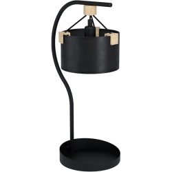 Eglo Tischlampe Potosi Schwarz Stahl 23 cm 65 cm - Tischlampe