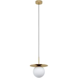Eglo Pendellampe Arenales Stahl 18 cm 150 cm - Farbe: messing - Pendellampe
