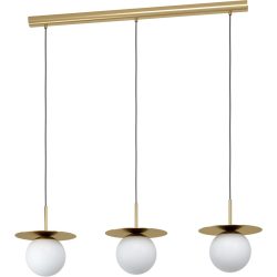 Eglo Pendellampe Arenales Stahl 27.5 cm 150 cm - Farbe: messing - Pendellampe