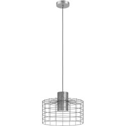 Eglo Pendellampe Milligan Stahl 38 cm 110 cm - Farbe: Verzinkt - Pendellampe