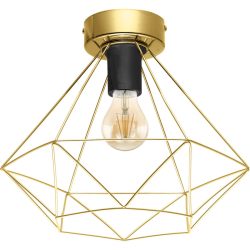 Eglo Deckenlampe Tarbes Stahl 32.5 cm 27.5 cm - Farbe: messing - Deckenlampe