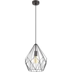 Eglo Pendellampe Carlton Schwarz Stahl 31 cm 110 cm - Pendellampe