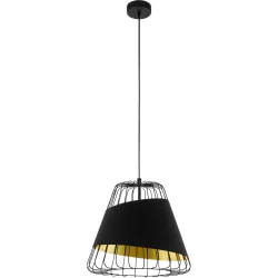 Eglo Pendellampe Austell Schwarz Stahl 36 cm 110 cm - Pendellampe