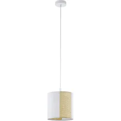 Eglo Pendellampe Arnhem Weiss Stahl 24 cm 110 cm - Pendellampe