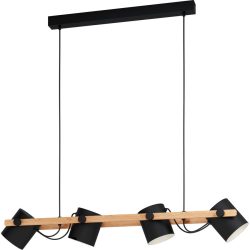 Eglo Pendellampe Hornwood Schwarz Stahl 18 cm 110 cm - Pendellampe
