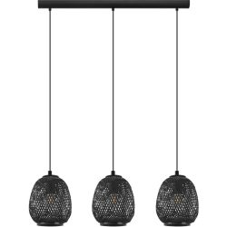 Eglo Pendellampe Dembleby Schwarz Stahl 20 cm 110 cm - Pendellampe