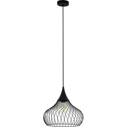 Eglo Pendellampe Staverton Schwarz Stahl 36.5 cm 110 cm - Pendellampe