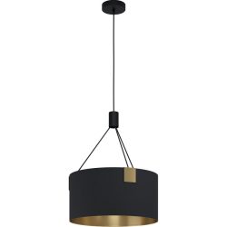 Eglo Pendellampe Tortola 1 Stahl 45 cm 150 cm - Farbe: messing - Pendellampe