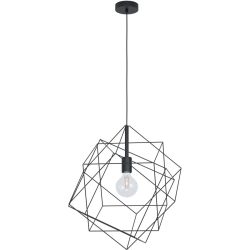 Eglo Pendellampe Straiton Schwarz Stahl 51.5 cm 110 cm - Pendellampe