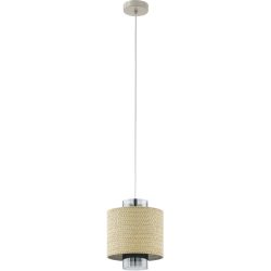 Eglo Pendellampe Mediouna Beige Stahl 23 cm 110 cm - Pendellampe