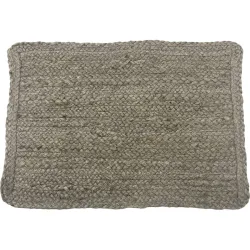 Tischwäsche Lenny Braun/Grau Jute 48 cm - Farbe: taupe - Tischwäsche