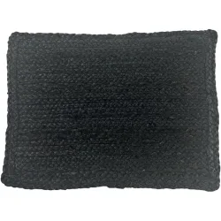 Tischwäsche Lenny Schwarz Jute 48 cm - Tischwäsche