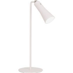Tischlampe Banten Rosa Kunststoff/Metall 12 cm 14 cm - Farbe: hellrosa - LED - Lichtfarbe: Helles Neutralweiss - Material: Metall/Kunststoff -
