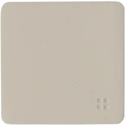 Untersetzer Ambiente Beige Kunststoff 10 x 10 cm 10 cm - Farbe: sand - Material: PVC - Untersetzer