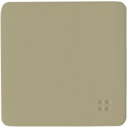 Untersetzer Ambiente Grün Vinyl 10 cm - Farbe: olive - Material: PVC - Untersetzer