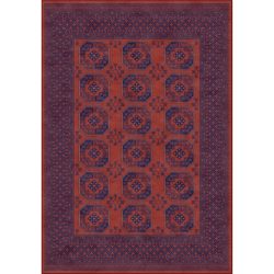 Teppich Vintage Rot Viskose 80 cm 125 cm - Teppich