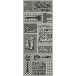 Outdoor-Teppich Decora Grau Anderes Muster Polypropylen 80 x 200 cm - Outdoor-Teppich