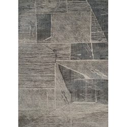 Teppich Warlo Grau Kunstfaser 120 cm 180 cm - Farbe: silbergrau - Material: Polyacryl - Teppich