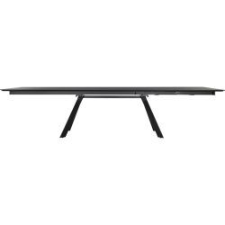 WILLISAU SWITZERLAND Esstisch Willisau Torino HPL 220 cm ausziehbar - Farbe: Schwarz - Tisch