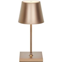 Tischlampe Aline Bronze Aluminium/Kunststoff 11 cm 25 cm - LED - Lichtfarbe: Extra warmweiss - Material: Aluminium, Kunststoff - Tischlampe- LED