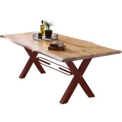 Tisch Skyler Braun Holz 200 cm - Farbe: natur - Material: Akazie - Tisch