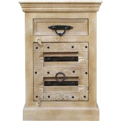 Kommode Anela Beige Holz 50 cm 35 cm - Farbe: natur - Material: Mango - Kommode
