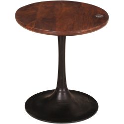 Beistelltisch Silas Braun Holz 40 cm - Farbe: Dunkelbraun - Material: Mangoholz - Beistelltisch