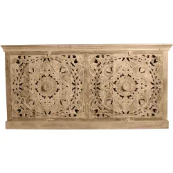 Sideboard Loreno Braun Holz 180 cm 90 cm - Farbe: natur - Material: Mango - Sideboard
