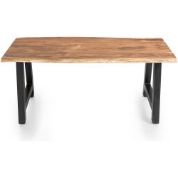 Tisch Gerardo Braun Holz 200 cm - Farbe: natur - Material: Akazie - Tisch