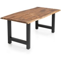 Tisch Gerardo Braun Holz 180 cm - Farbe: natur - Material: Akazie - Tisch