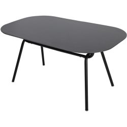 Tisch Lucia Schwarz Holz 150 cm - Material: Sinterstein - Tisch
