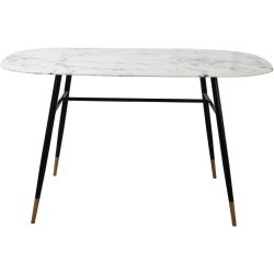 Tisch Serena Weiss Glas 140 cm - Tisch