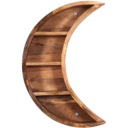 Wandregal Pietro Braun Holz 40 cm 60 cm - Farbe: natur - Material: Mangoholz massiv - Wandregal