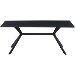 Tisch Jago Grau MDF 180 cm - Farbe: Dunkelgrau - Tisch