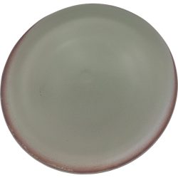 Teller flach Lecce Grün Keramik 24.5 cm - Farbe: Salbei - Teller flach