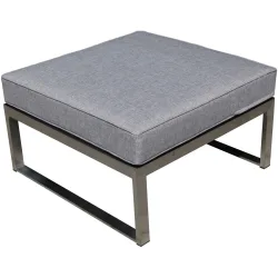 Loungeelement Fresea grau Edelstahl 1 B 69 T 69 cm - Loungeelement