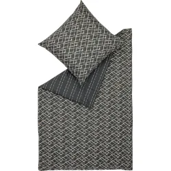 Esprit Bettwäschegarnitur Dora Schwarz Baumwolle 160 cm - Farbe: bunt - Bettwäschegarnitur