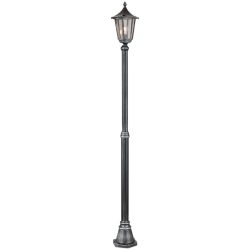 Stehlampe aussen Hermine Schwarz/Silber 25.5 cm 25.5 cm - Material: Siluminguss - Stehlampe aussen