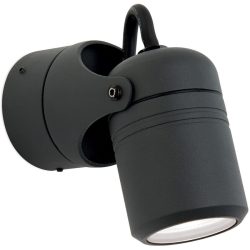 Wandlampe aussen Vision Grau Aluminium 16 cm 6.8 cm - Farbe: anthrazit - Wandlampe aussen